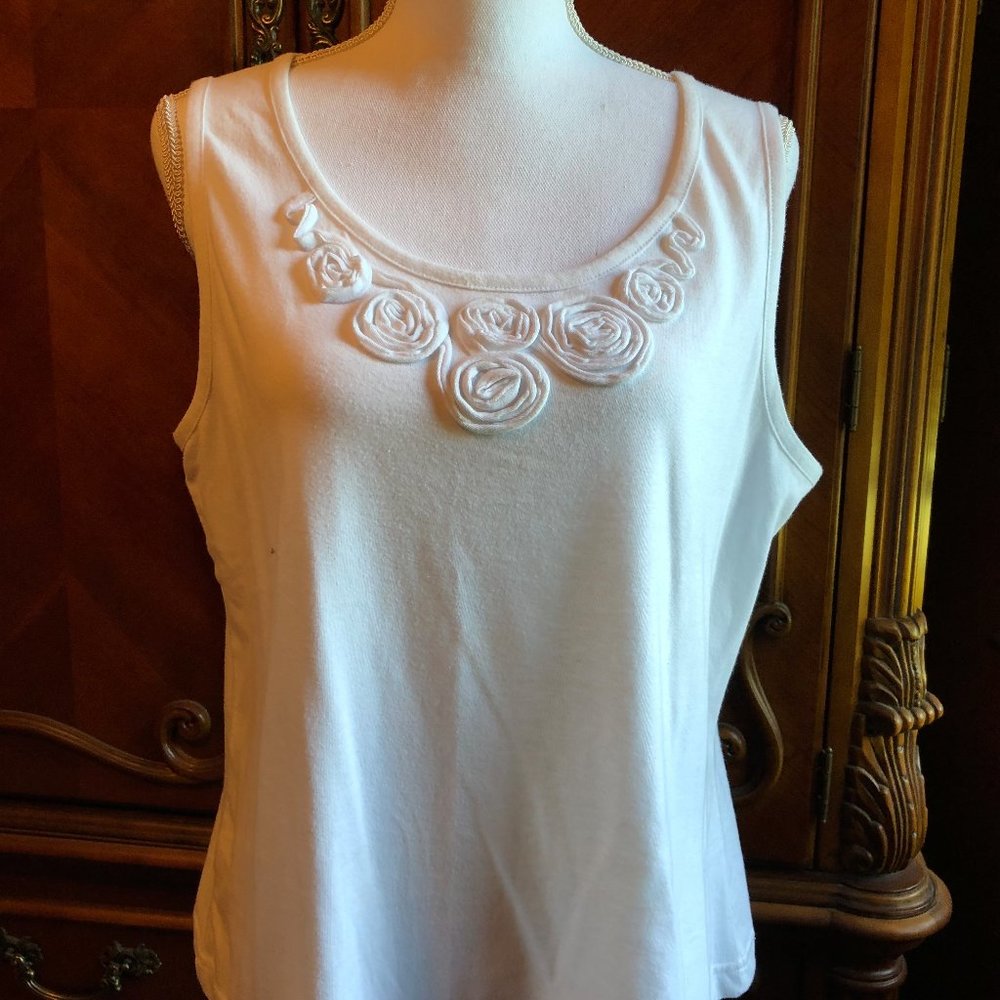 White "Blair" Top